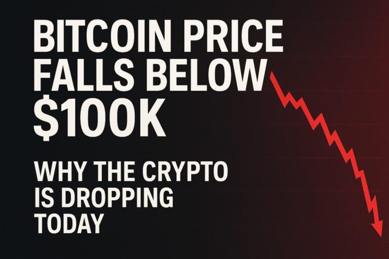 Bitcoin Price Falls Below $100K—Why the Crypto Market Is Dropping Today